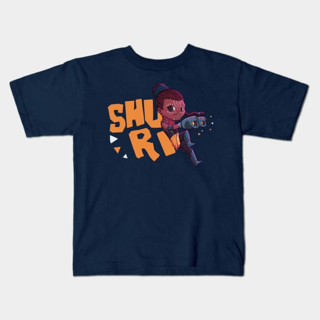 Shuri Kids T-Shirt by Susto